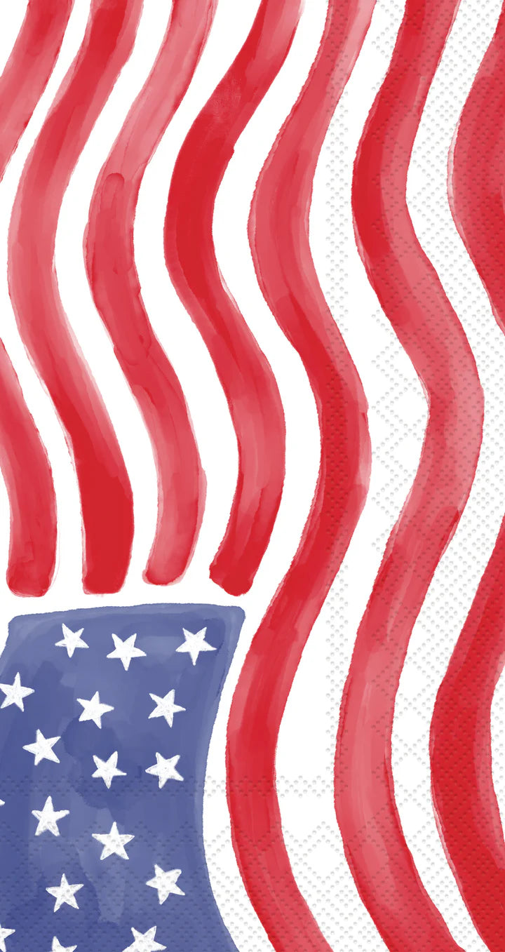 Stars & Stripes Stamp Napkins