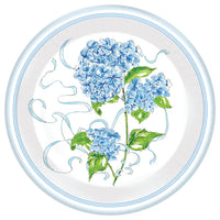 Hydrangea Allover Round Paper Plates