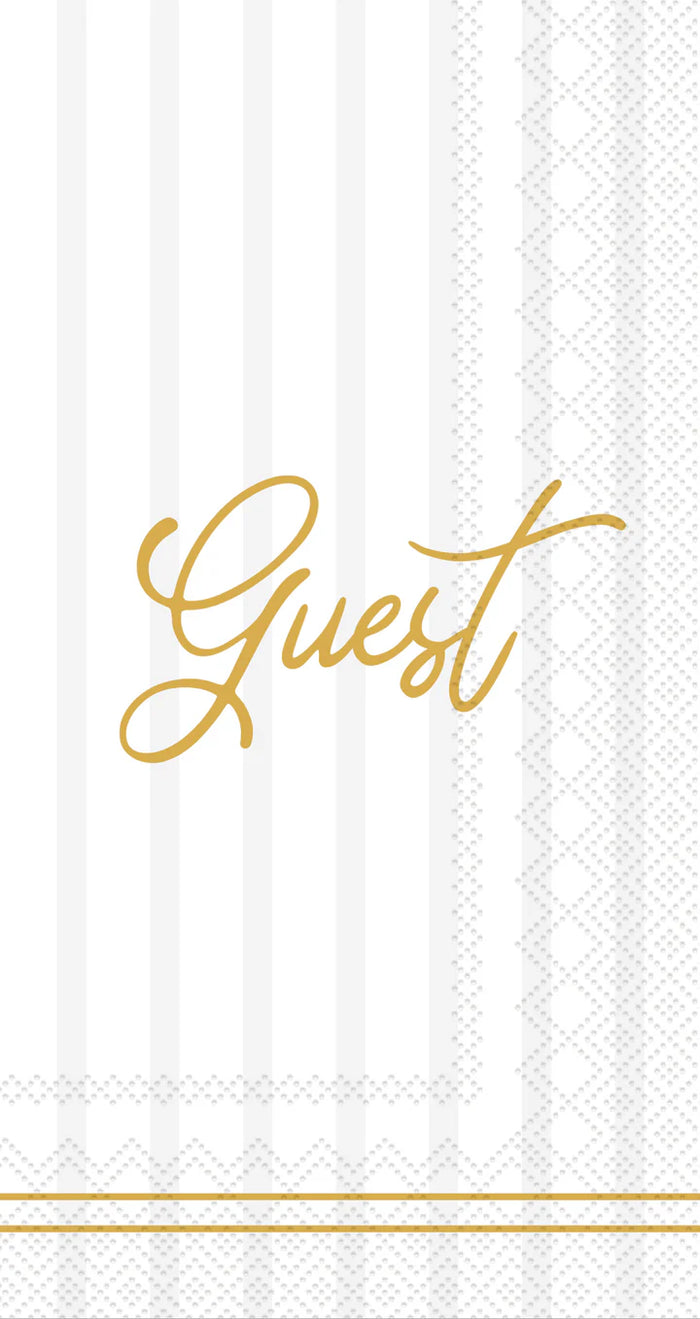 Chic Monogram "Guest" Napkins