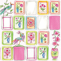 Mahjong Pink Napkins