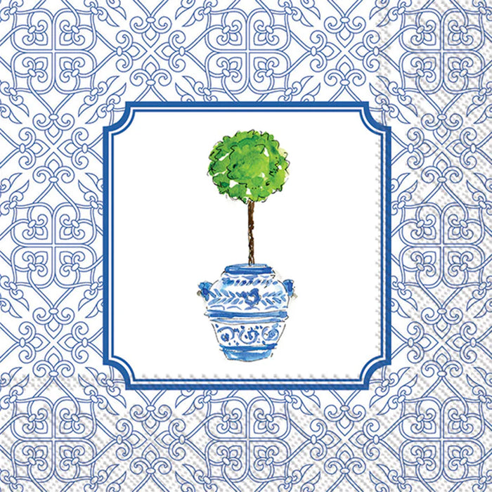 Blue Topiary Napkins