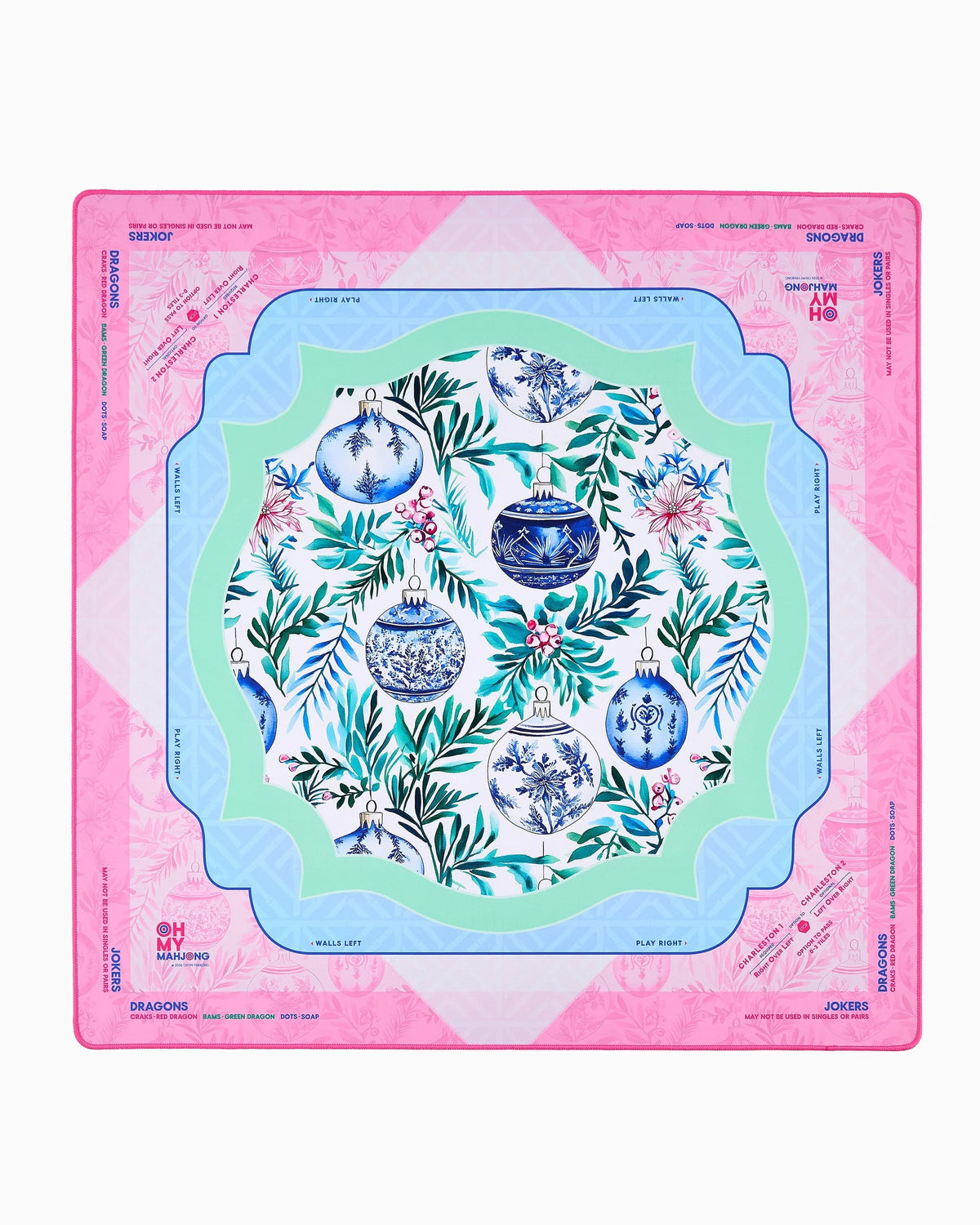 Mahjong Mat - Merriment Mat in Tube (Holiday)