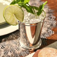 Mint Julep Silver Cup/Vase - Set of 4