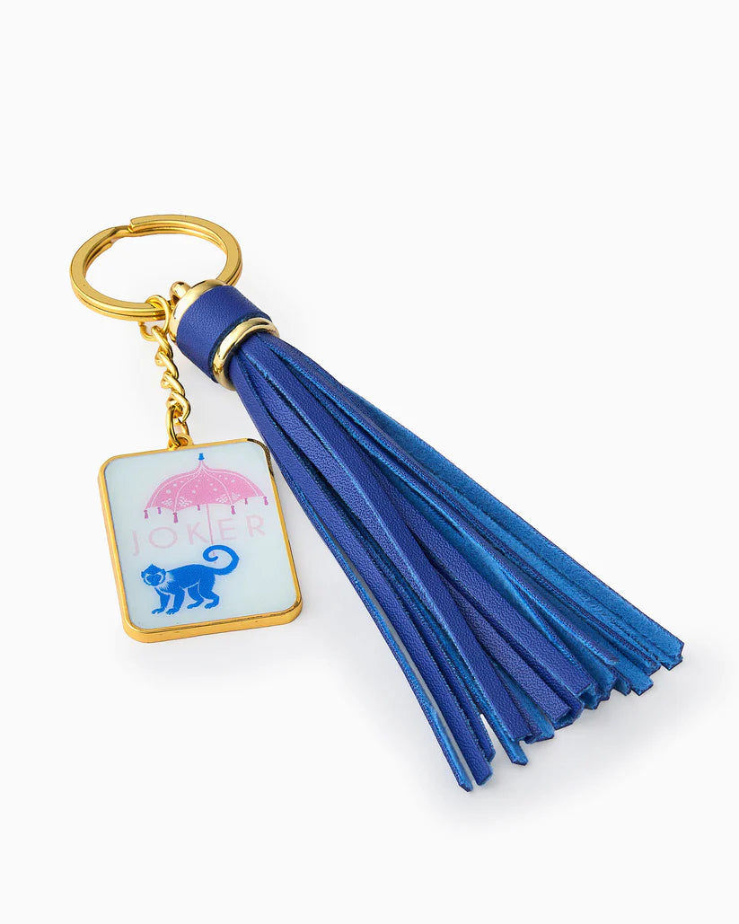 Mahjong Tile/Tassel Keychain