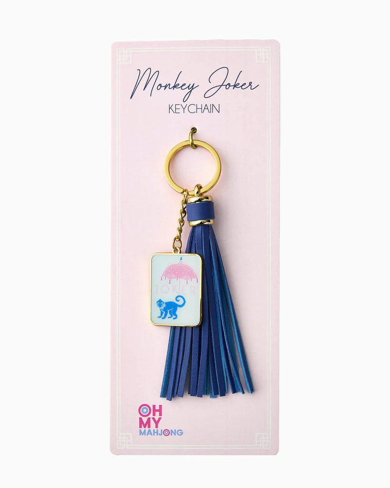 Mahjong Tile/Tassel Keychain