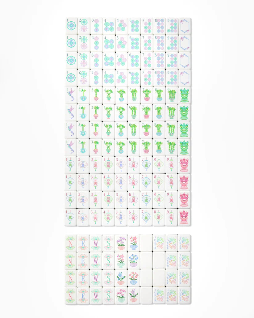 Mahjong Tiles - Moonlight