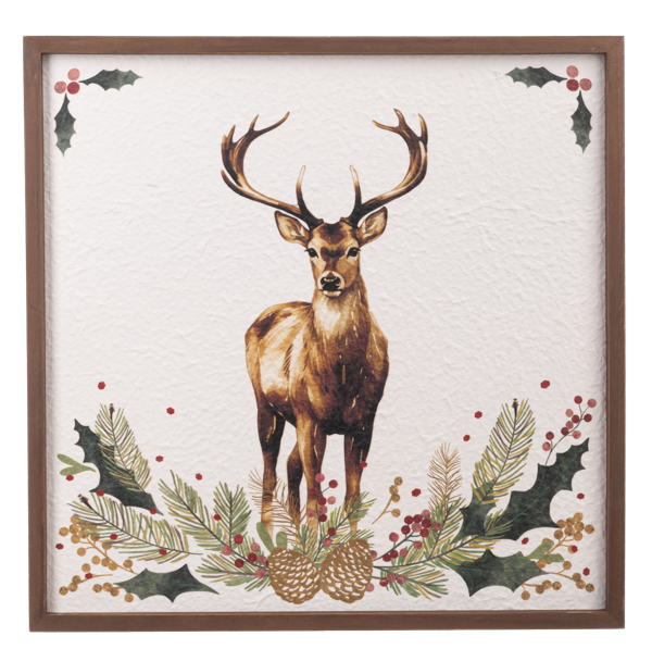 Botanical Stag Wall Decor
