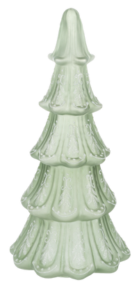 Frosted Ivy Glass Tree - Green