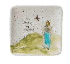 Square Stoneware Dish