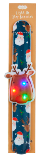 Christmas Light Up Slap Bracelets