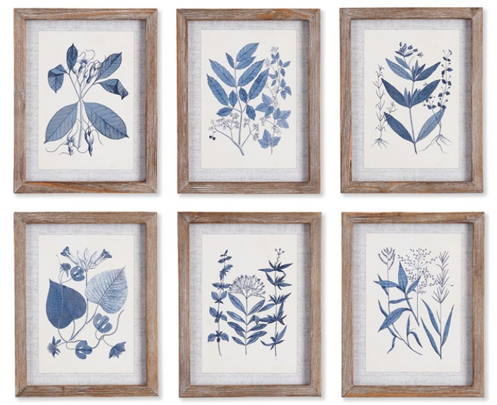 Blue Leaf Petite Prints