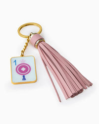 Mahjong Tile/Tassel Keychain
