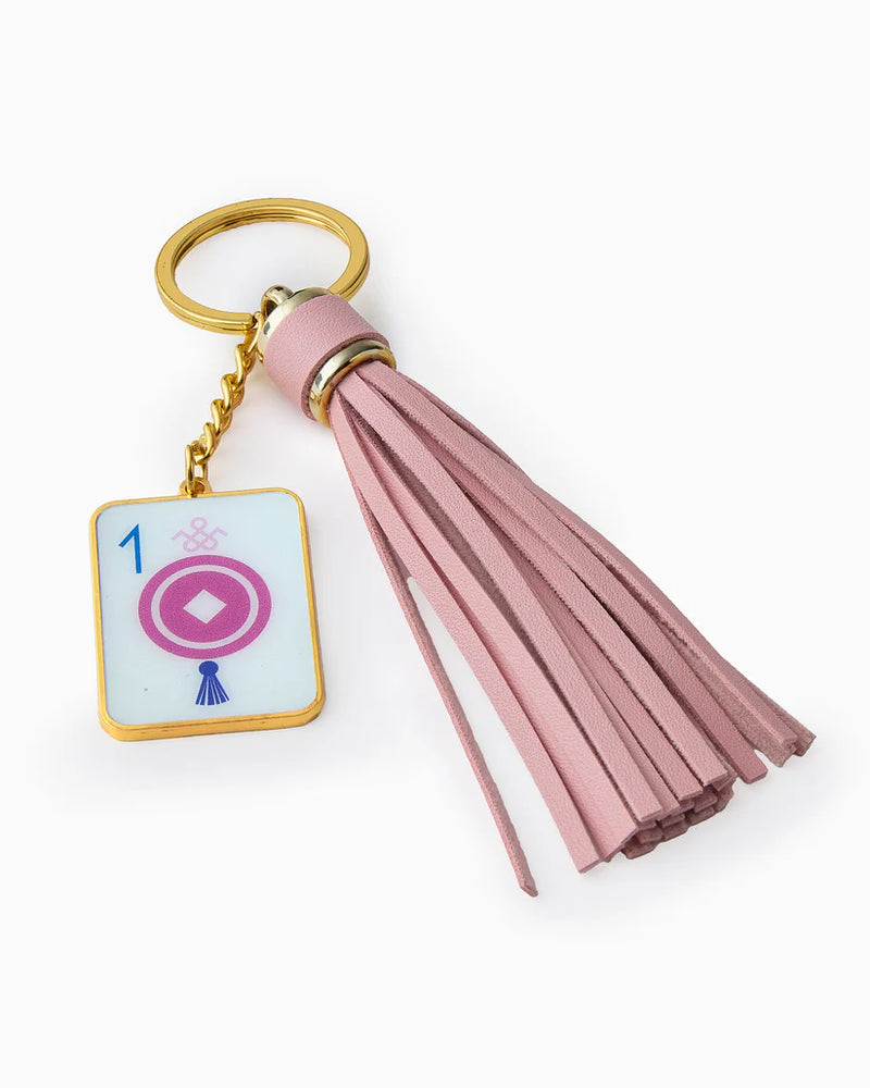 Mahjong Tile/Tassel Keychain