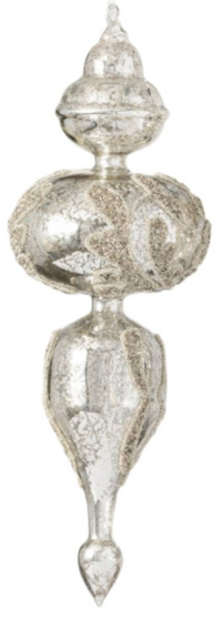 Silver Finial Ornament