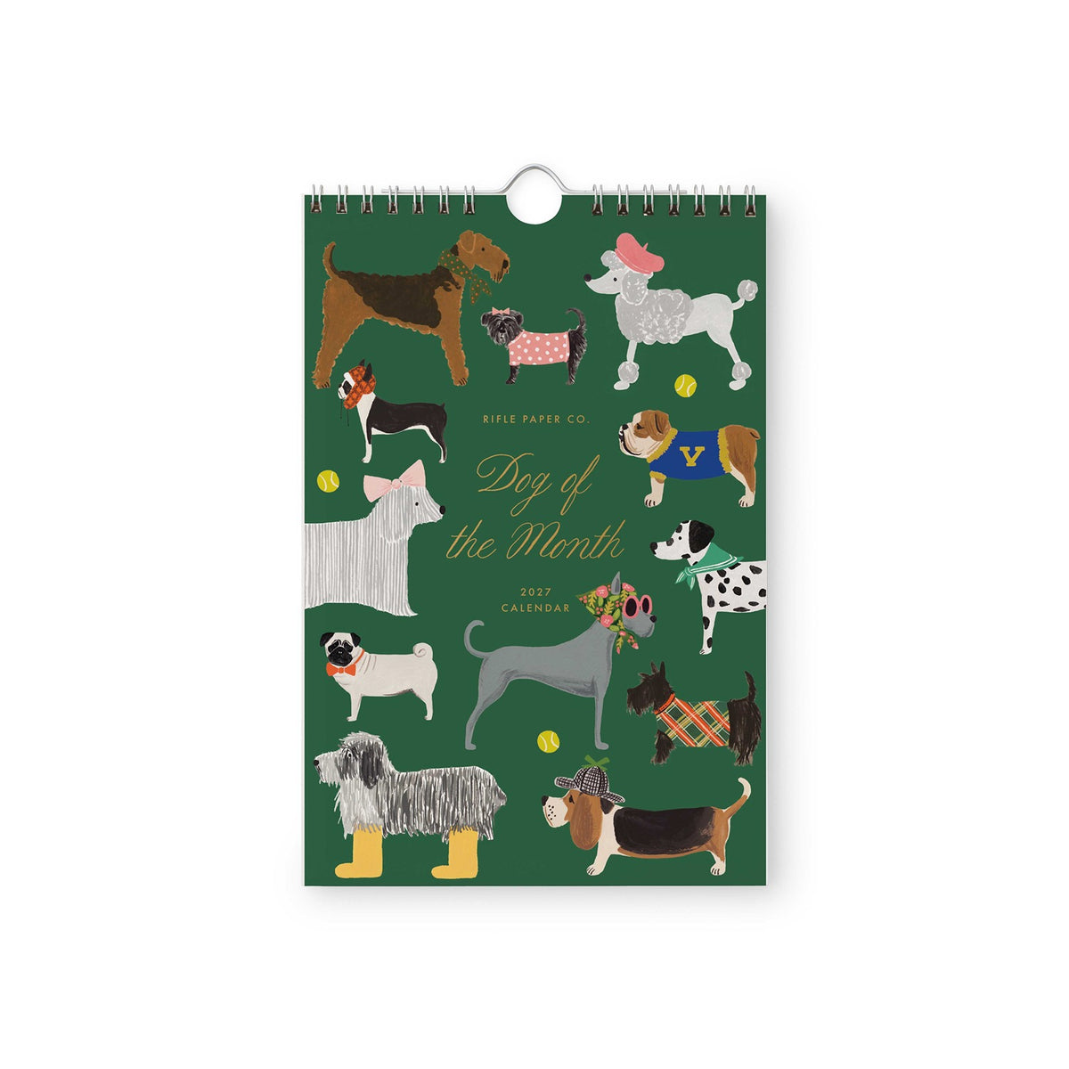 2027 Dog of the Month Kitchen Calendar (6x9)