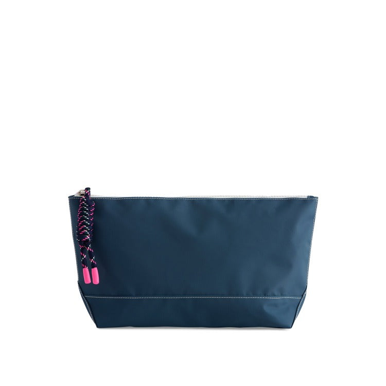 Water Resistant Zip Pouch - Navy