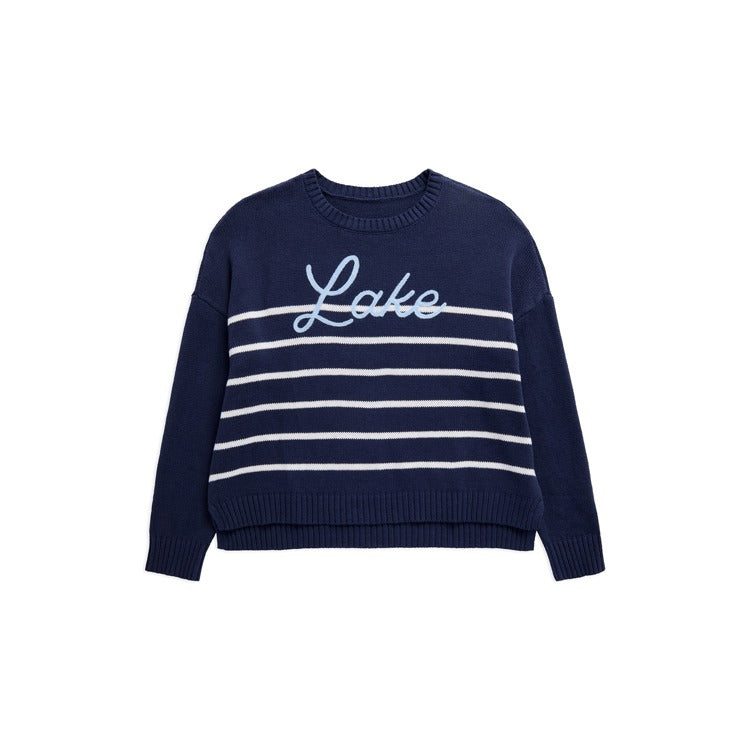 Lake Relaxed Fit Sweater - Navy