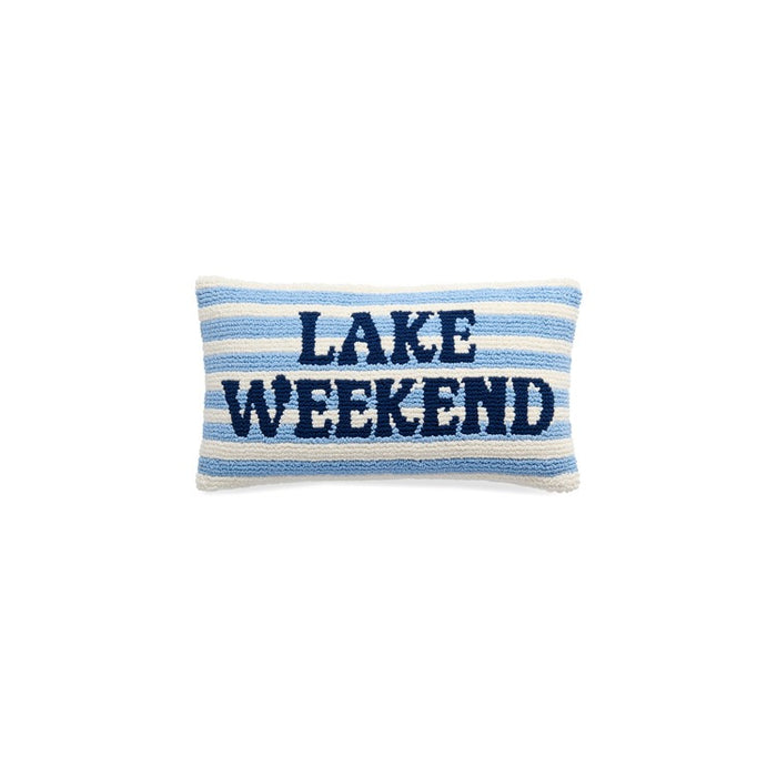 LAKE WEEKEND Pillow - Blue