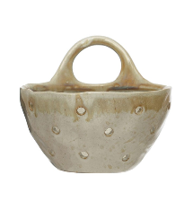 Stoneware Colander with Handles