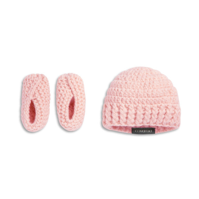 Booties and Hat Set - Girl