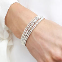 classic sterling 2mm bead bracelet