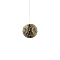 Decorative Paper Taupe Ball Ornament -Small