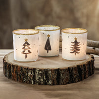 Tree Glass Tealight Holder