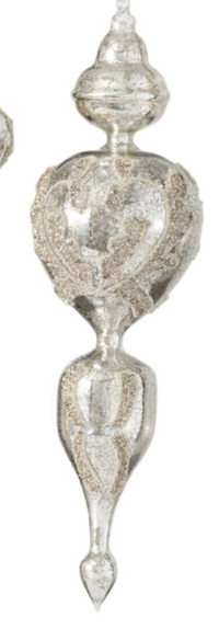 Silver Finial Ornament