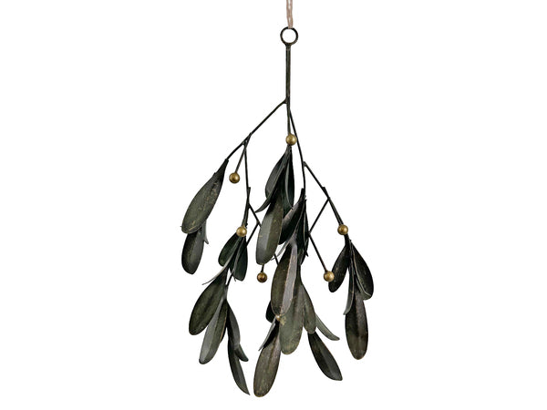 Metal Mistletoe Ornament