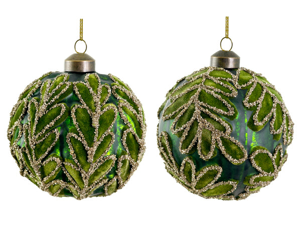Glass Ball Antique Green
