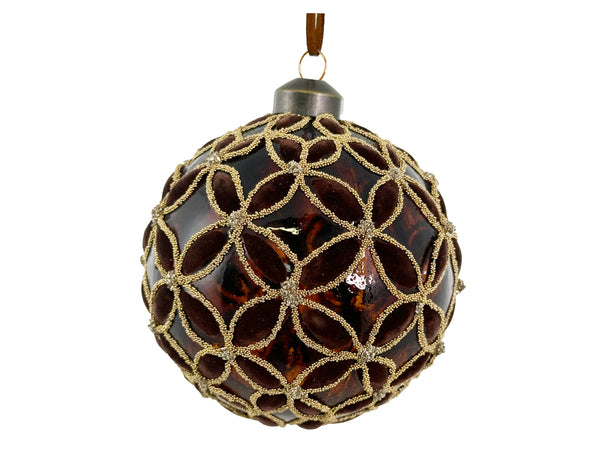 Glass Ball Brown - Velvet