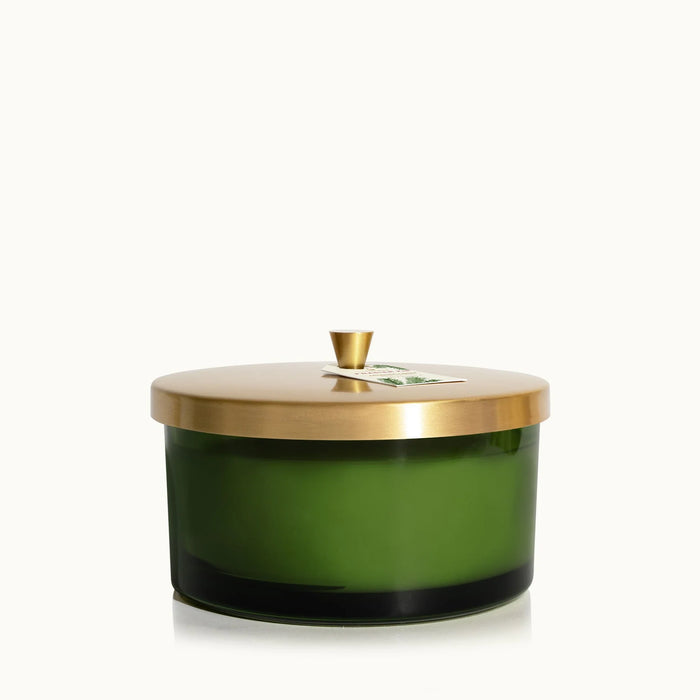 Frasier Fir Green Glass Candle - 4-Wick