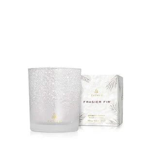 Frasier Fir Poured Candle, Flocked Collection