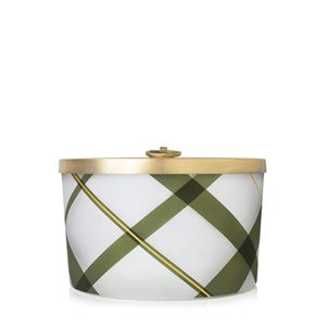 Frasier Fir Poured Candle, Frosted Plaid Collection