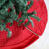 Quilted Tree Skirt - Red