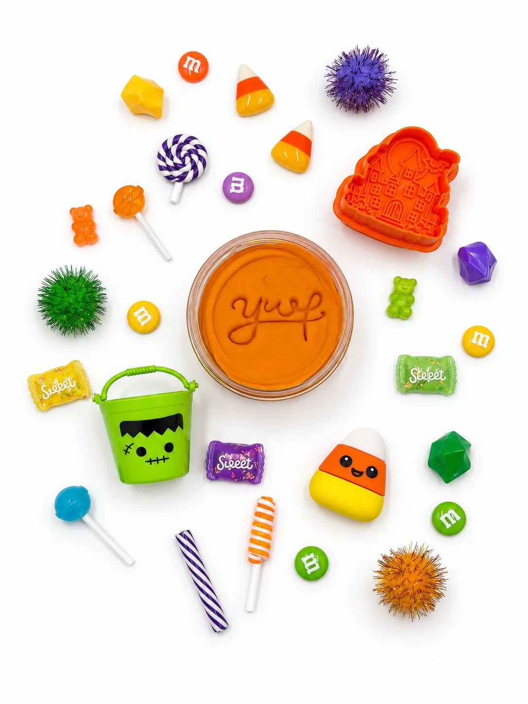 Grab & Go Sensory Dough Jar - Fall/Halloween
