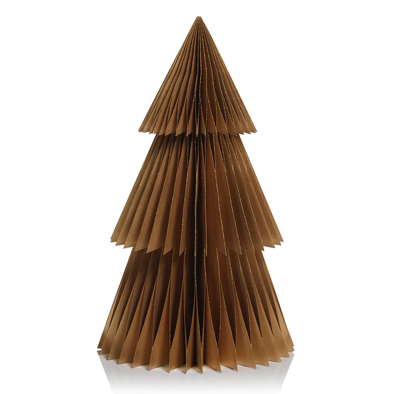 Decorative Gold Paper Tabletop Tree - 18 in