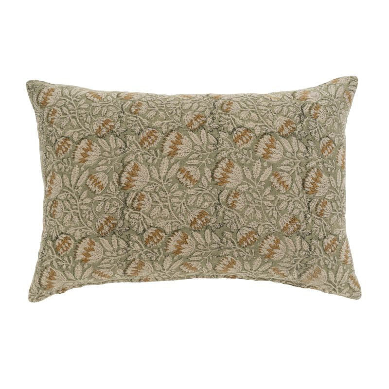 Varanasi Block Print Pillow - 16" x 24"