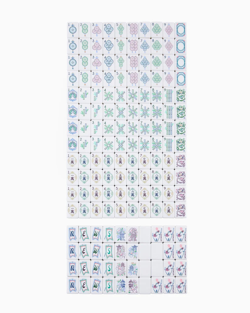 Mahjong Tiles - Willow