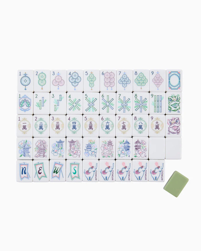 Mahjong Tiles - Willow
