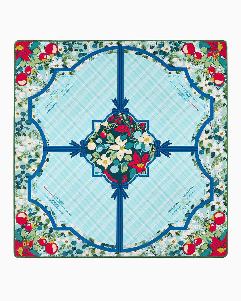 Mahjong Mat - Winterberry Mat in Tube (Holiday)