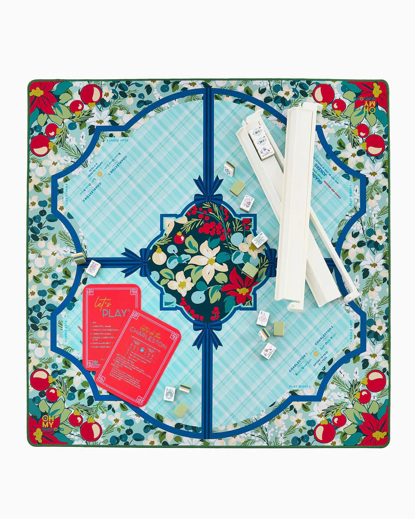 Mahjong Mat - Winterberry Mat in Tube (Holiday)