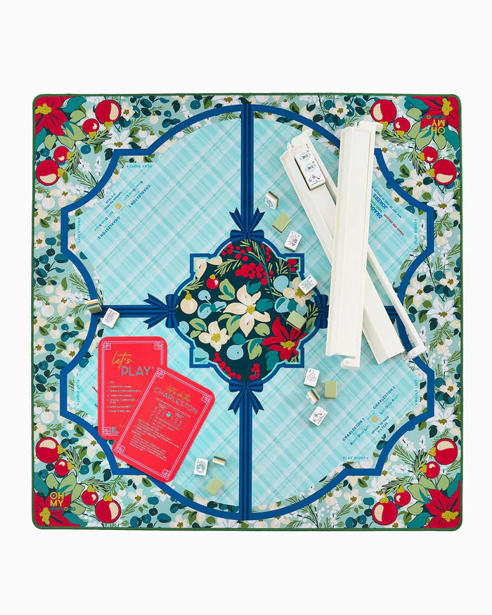 Mahjong Mat - Winterberry Mat in Tube (Holiday)
