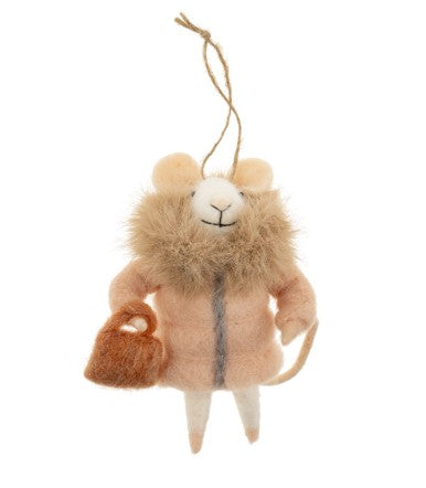 Wool Whimsy Mouse Ornaments