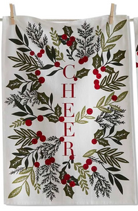 Festive Sprig Dish Towels