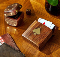 Wood Crafted Playing Card Set