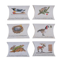 Printed Recycled Paper Gift Box w/Animal & Wishes