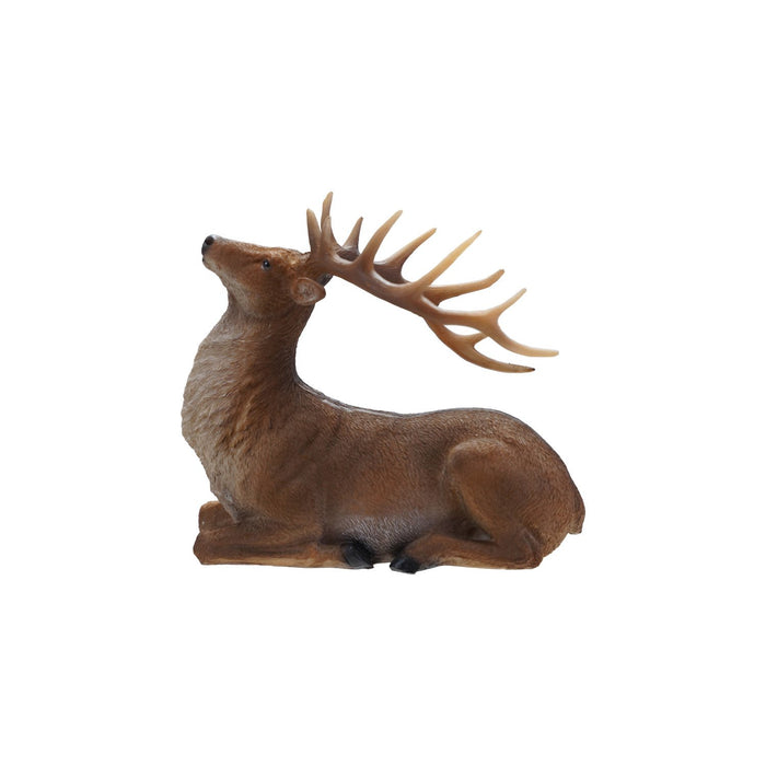 4-3/4"L x 3"W x 4-1/2"H Resin Sitting Deer, Brown
