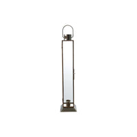 Metal & Glass Lantern Taper Holder - Gold