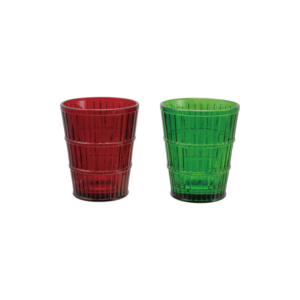 Pressed Drinking Glass/Votive Holder - 8 oz.